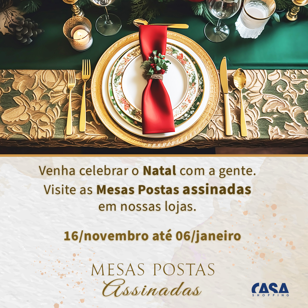 Mesas Postas Assinadas