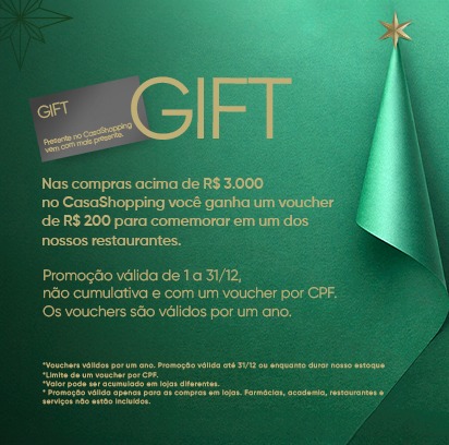 Gift de Presente CasaShopping